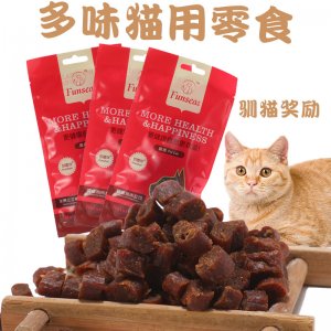 好香伴鸡肉牛肉水果三文鱼零食猫咪36g/袋