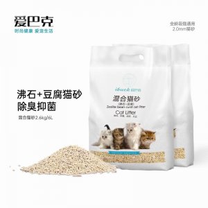 爱巴克原味混合猫砂（沸石+豆腐砂）